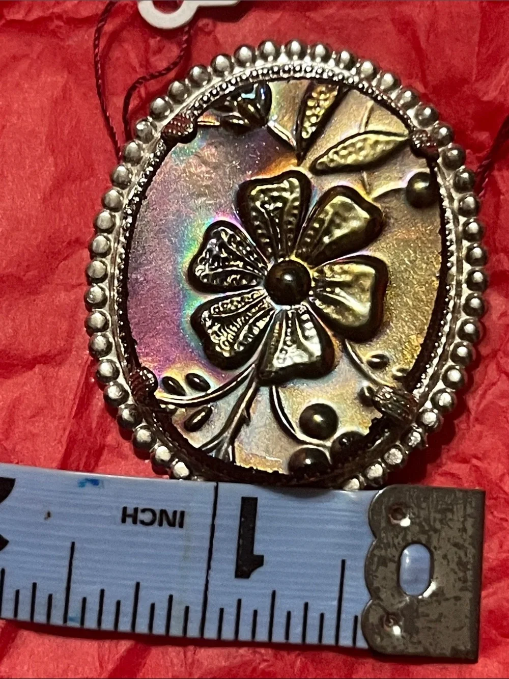 Artisan iridescent floral